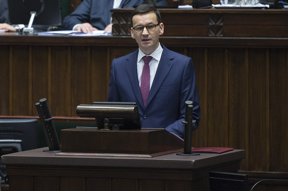 Fot. Kancelaria Premiera - Expose premiera Mateusza Morawieckiego, Domena publiczna