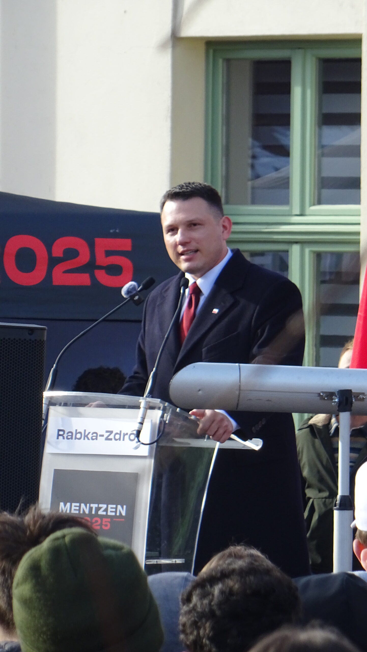 Sławomir Menzen na spotkaniu z wyborcami - Rabka Zdrój 2025, Jan Majer Palikot CC BY 4.0
