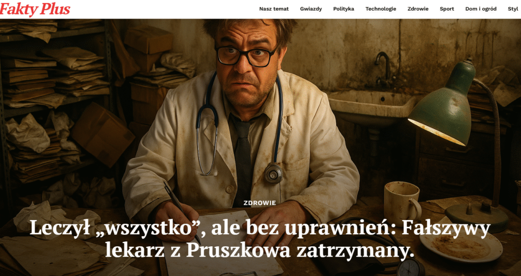 Fałszywy lekarz z Pruszkowa