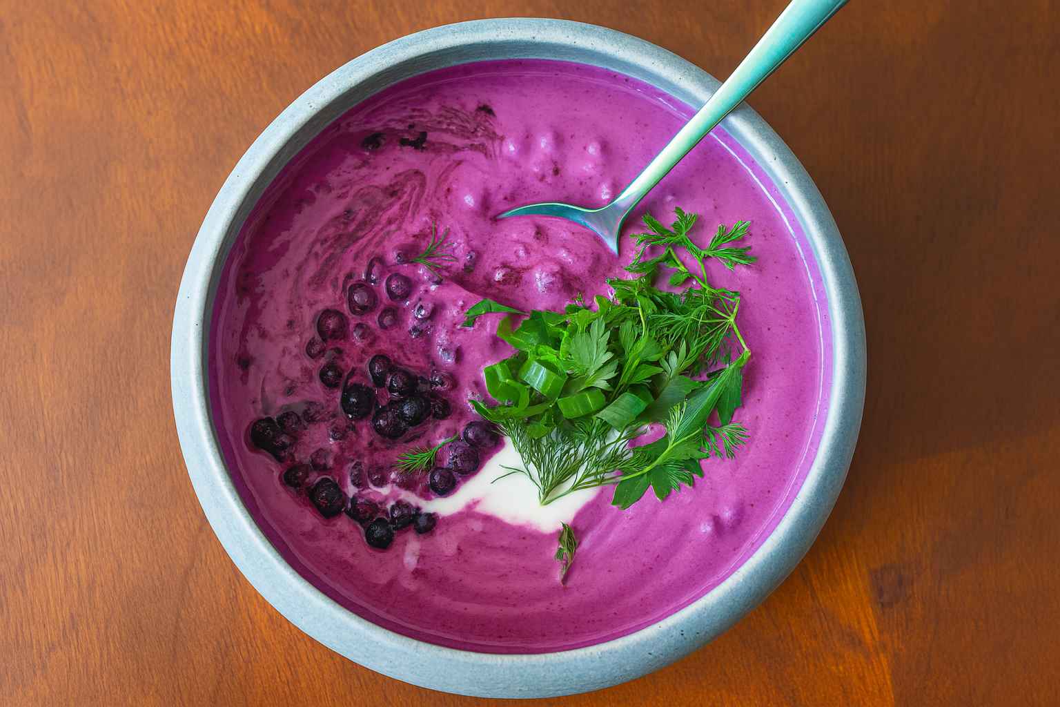 Chłodnik jagodowy, fot. Fakty Plus