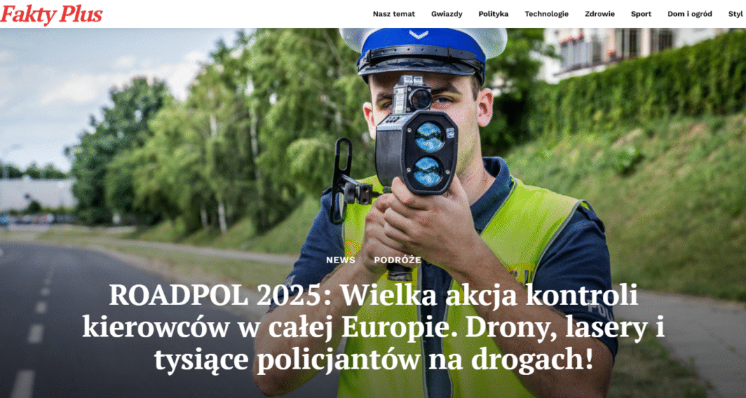 Akcja ROADPOL 2025 – kontrole prędkości i używania telefonów