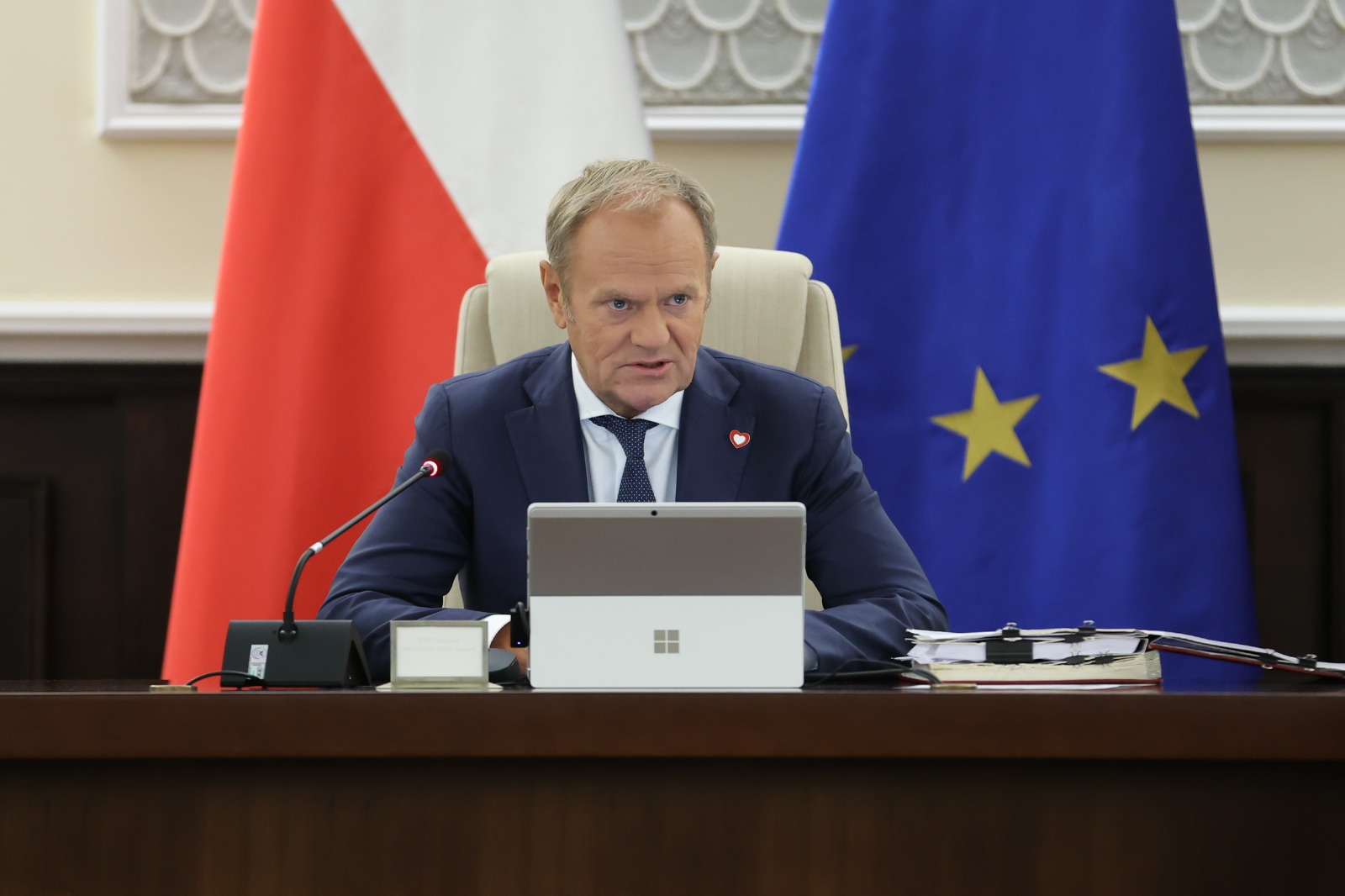 Donald Tusk, posiedzenie rządu/ KPRM