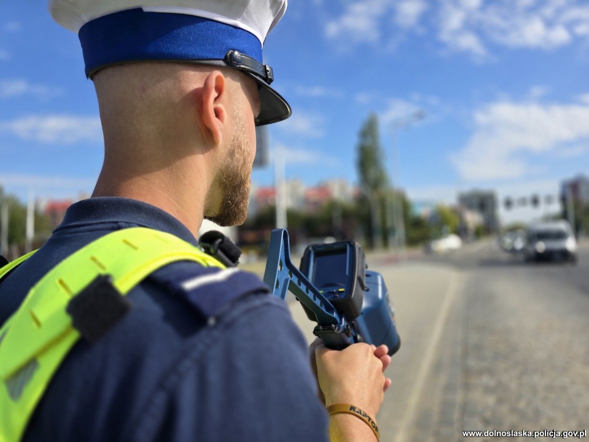 Pomiar prędkości pojazdów na drodze/Policja