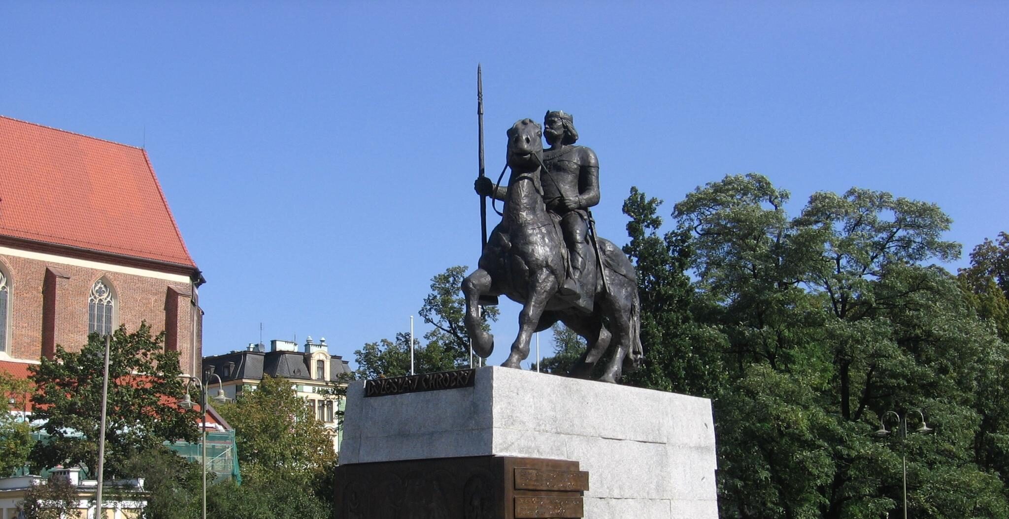 Pomnik Bolesław Chrobrego we Wrocławiu/ Autorstwa Julo - Praca własna, Domena publiczna